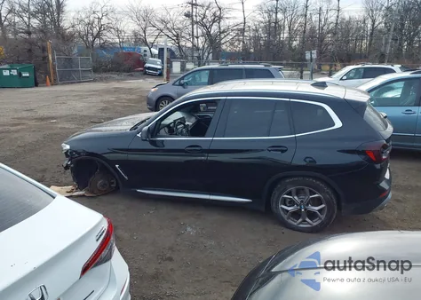 2022 BMW X3 Sdrive30I z USA, uszkodzony, nr VIN 5UX43DP03N9M51401